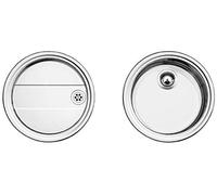 Blanco 513310 | Fregadero de cocina de acero inoxidable RONDOSET | Color : acero inoxidable