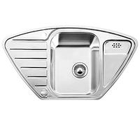 Blanco 516277 | Fregadero de cocina de acero inoxidable LANTOS 9 E-IF | Color : Acero inoxidable