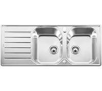 Blanco 519713 | Fregadero de cocina de acero inoxidable LANTOS 8 S-IF Compact | Color : Acero inoxidable