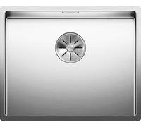 Blanco 521577 - Fregadero CLARON 500-U Dark Steel Edition Bajo Encimera Mueble de 60 Cm Inox