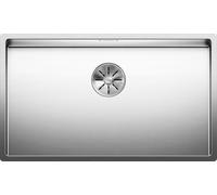 Blanco 521581 - Fregadero CLARON 700-U Dark Steel Edition Bajo Encimera Mueble de 80 Cm Inox