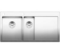 Blanco 521646 | Fregadero de cocina de acero inoxidable CLARON 6 S-IF | Color : Acero inoxidable