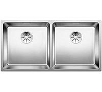 Blanco 522985 | Fregadero de cocina de acero inoxidable ANDANO 400/400-IF | Color : acero inoxidable