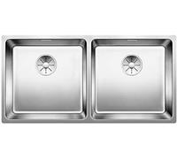 Blanco 522987 | Fregadero de cocina de acero inoxidable ANDANO 400/400-U | Color : acero inoxidable