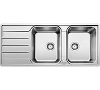 Blanco 523037 Fregadero de cocina de acero inoxidable, mit Abtropffläche