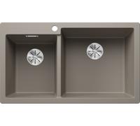 Blanco 523064 - Fregadero PLEON 9 1 1/2 Cubeta Sobre Encimera Mueble de 90 Cm Blanco Tartufo