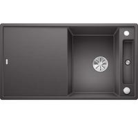 Blanco Axia III 5 S fregadero de granito 91.5x51 cm gris/grafito/ónix 523206