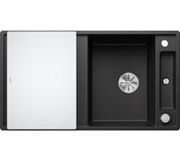 Blanco 523215 - Fregadero AXIA III 5 S 1 Cubeta+Excurridor Sobre Encimera Mueble 50 Cm Antracita