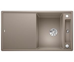 Blanco 523222 | Fregadero de cocina de granito AXIA III 5 S | Color : Tartufo