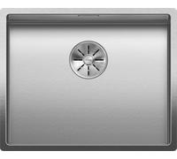 Blanco 523386 - Fregadero CLARON 500-U Dark Steel Edition Bajo Encimera Mueble de 60 Cm Durinox