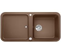 Blanco 523601 yova XL 6 S 6 S Silgranit Puradur Ultrasonido con mando a distancia, con accesorios Reversible, Nuez Moscada