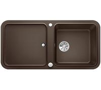 Blanco 523603 yova XL 6 S 6 S Silgranit Puradur Ultrasonido con mando a distancia, con accesorios Reversible, Cafe