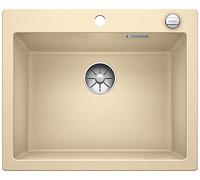 BLANCO 523692 Pleon 6 Silgranit PuraDur mando a distancia para desagüe, color champán, 60 cm Unterschrank