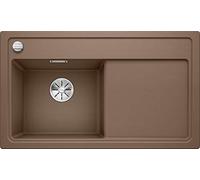 Blanco 523829 zenar 45 S S Silgranit Puradur Ultrasonido con mando a distancia, incluye tabla de cortar de vidrio Platillos Izquierda, Nuez Moscada