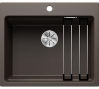 Blanco 524548 - Fregadero ETAGON 6 1 Cubeta Sobre Encimera Mueble de 60 Cm Café