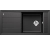 Blanco 524803 - Fregadero FARON XL 6 S 1 Cubeta + Escurridor Sobre Encimera Mueble de 60Cm Antracita