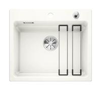 BLANCO 525156 Fregadero de Cocina, Cristal Brillante, cabinet size : 60 cm