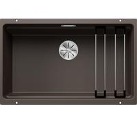 Blanco 525176 - Fregadero ETAGON 700-U 1 Cubeta Bajo Encimera Mueble de 80 Cm Café