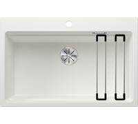 Blanco 525191 - Fregadero ETAGON 8 1 Cubeta Sobre Encimera Mueble de 80 Cm Blanco