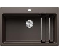 Blanco 525196 - Fregadero ETAGON 8 1 Cubeta Sobre Encimera Mueble de 80 Cm Café