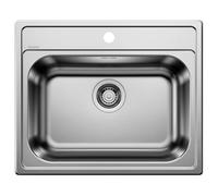 Blanco Fregadero de cocina DANA 6 Acero inoxidable mate 60,5x50 cm