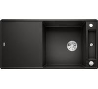 Blanco 525859 Fregadero de Cocina de Granito, Negro, 60 cm Unterschrank