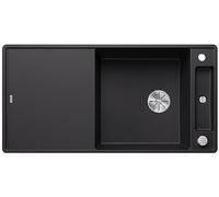 Blanco 525860 | Fregadero de cocina de granito AXIA III XL 6 S-F | Color : Negro