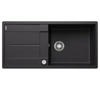 BLANCO 525933 Metra XL 6 S-F - Fregadero de cocina, color negro