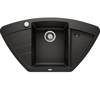 BLANCO 526030 ZIA 9 E - Fregadero de cocina, color negro