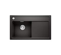 BLANCO 526033 Zenar 45 S - Fregadero de cocina, color negro