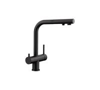 BLANCO 526672 FONTAS-S II, Negro Mate, herausziehbarer Auslauf