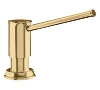 BLANCO 526699 Livia-Dispensador de detergente, Satén Dorado, 94.5x45x141.5