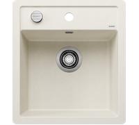 Blanco 527060 - Fregadero DALAGO 45-F 1 Cubeta Sobre Encimera Mueble de 45 Cm Blanco Suave