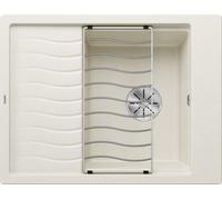 Blanco 527067 - Fregadero ELON 45-S 1 Cubeta+Escurridor Reversible Sobre Encimera Blanco Suave
