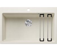 Blanco 527079 - Fregadero ETAGON 8 1 Cubeta Sobre Encimera Mueble de 80 Cm Blanco Suave