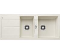 Blanco 527120 - Fregadero METRA 8 S Sobre Encimera Reversible Mueble de 80 Cm Blanco Suave