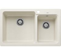 Blanco 527130 - Fregadero NAYA 8 1 Cubeta Grande + 1 Pequeña Sobre Encimera Mueble de 80 Cm