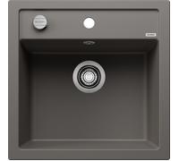 Blanco 527244 - Fregadero DALAGO 5 1 Cubeta Sobre Encimera Mueble de 50 Cm Gris Volcán