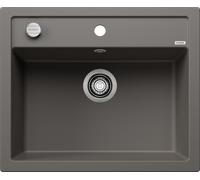 Blanco 527246 - Fregadero DALAGO 6 1 Cubeta Sobre Encimera Mueble de 60 Cm Gris Volcán