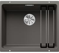 Blanco 527258 - Fregadero ETAGON 500-U 1 Cubeta Bajo Encimera Mueble de 60 Cm Gris volcán