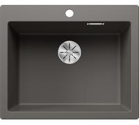 Blanco 527320 - Fregadero PLEON 6 1 Cubeta Sobre Encimera Mueble de 60 Cm Gris Volcán