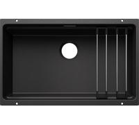 Blanco 527765 - Fregadero ETAGON 700-U 1 Cubeta Escalonada Bajo Encimera Mueble de 80 Cm Antracita