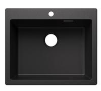 Blanco 527773 - Fregadero PLEON 6 SILGRANIT 1 Cubeta Sobre Encimera Mueble de 60 Cm Antracita