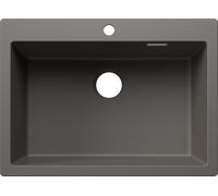 Blanco 527779 - Fregadero PLEON 8 SILGRANIT 1 Cubeta Sobre Encimera Mueble de 80 Cm Gris volcán