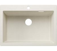 Blanco 527780 - Fregadero PLEON 8 SILGRANIT 1 Cubeta Sobre Encimera Mueble de 80 Cm Blanco suave