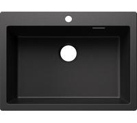 Blanco 527781 - Fregadero PLEON 8 SILGRANIT 1 Cubeta Sobre Encimera Mueble de 80 Cm Antracita