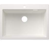 Blanco 527783 - Fregadero PLEON 8 SILGRANIT 1 Cubeta Sobre Encimera Mueble de 80 Cm Blanco
