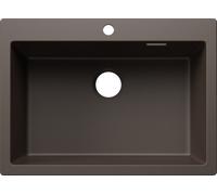 Blanco 527784 - Fregadero PLEON 8 SILGRANIT 1 Cubeta Sobre Encimera Mueble de 80 Cm Café
