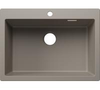 Blanco 527785 - Fregadero PLEON 8 SILGRANIT 1 Cubeta Sobre Encimera Mueble de 80 Cm Tartufo