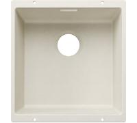 Blanco 527788 -Fregadero SUBLINE 400-U SILGRANIT 1 Cubeta Bajo Encimera Mueble de 50 Cm Blanco suave